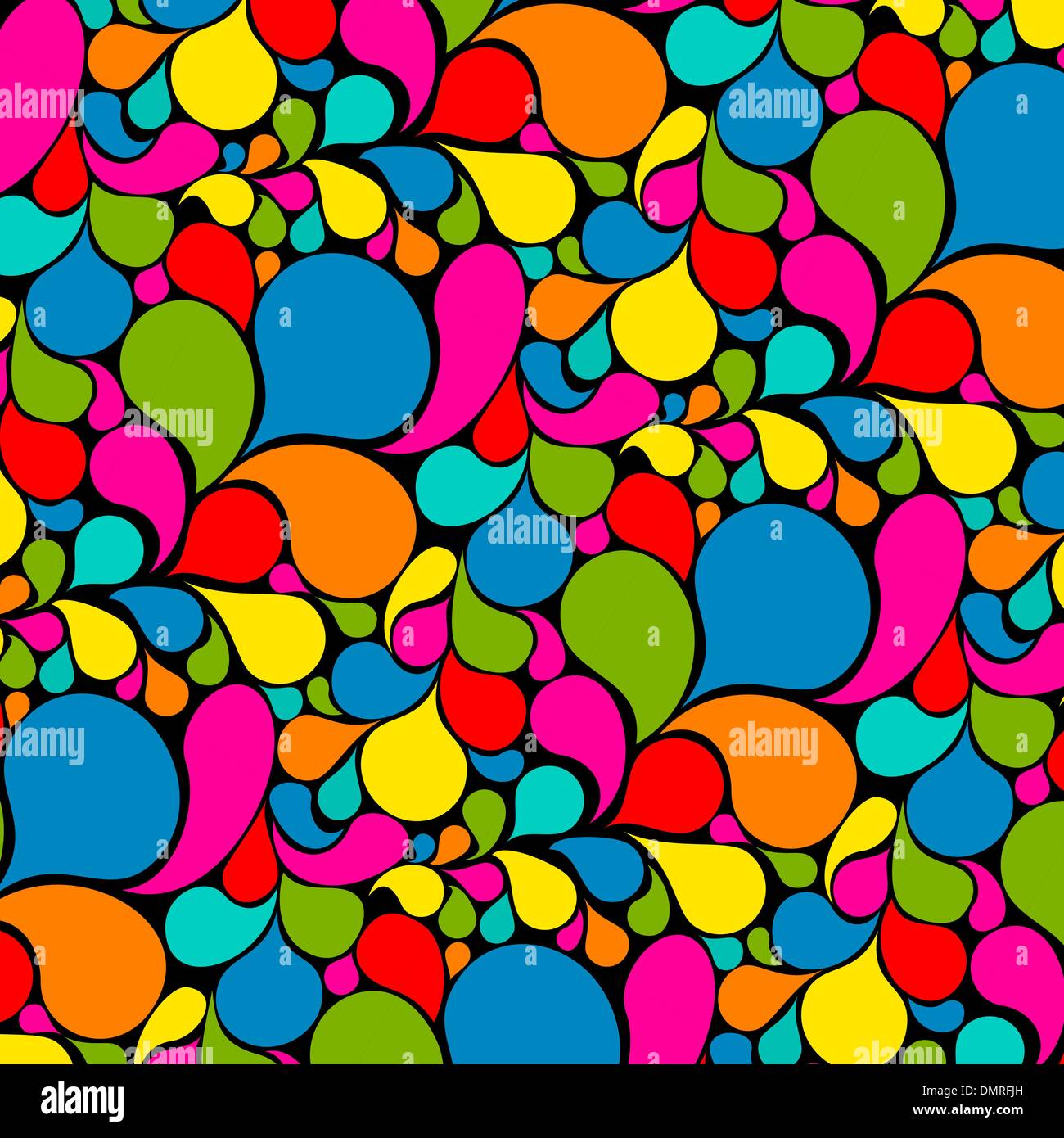 Colorful abstract seamless pattern Stock Vector