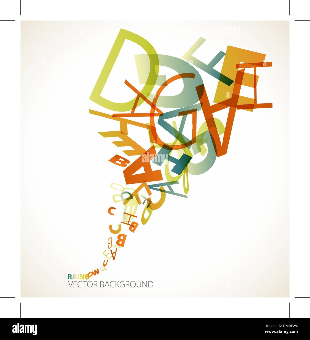 Abstract retro background with letters Stock Vector Image & Art Alamy