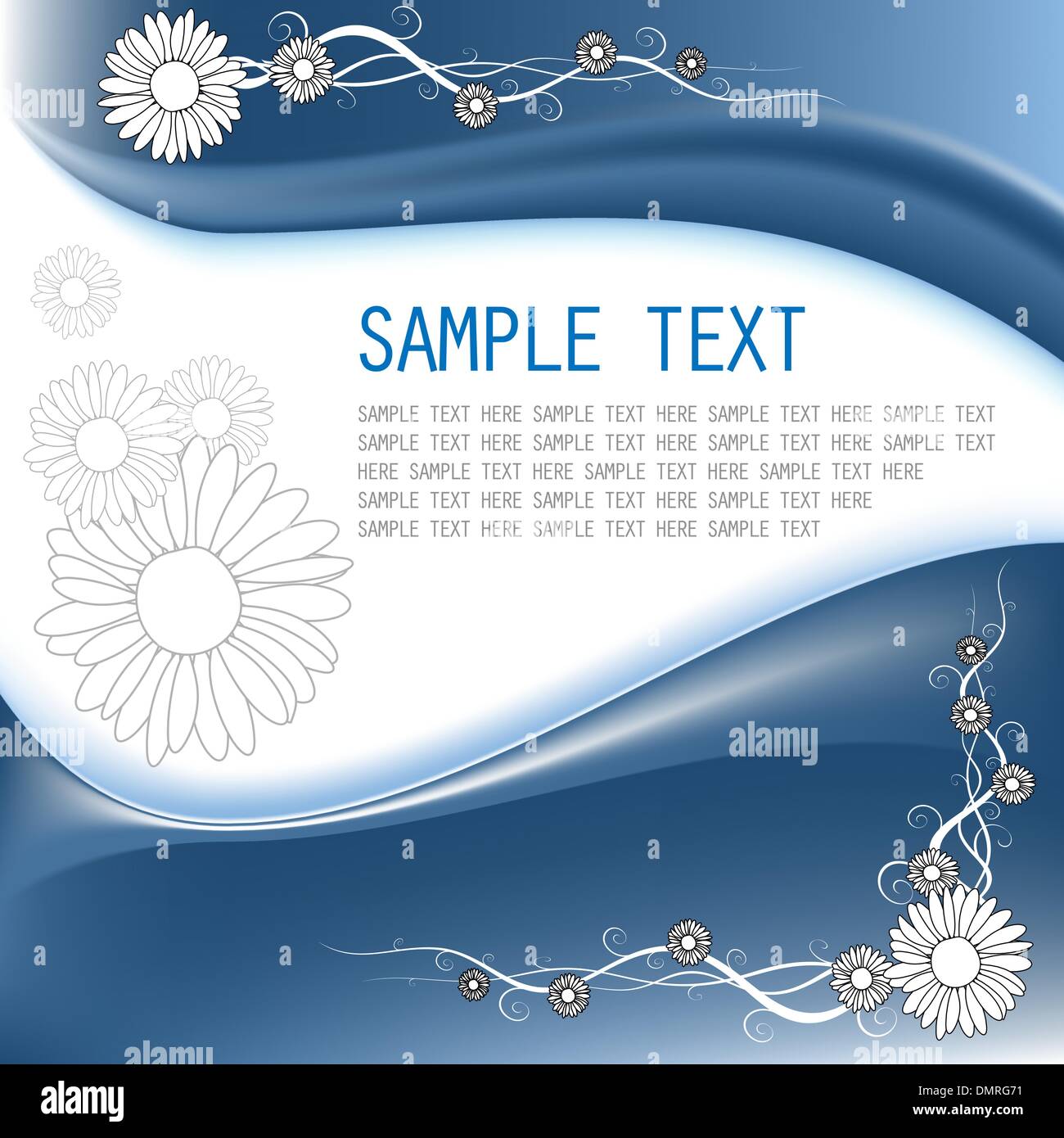 Abstract floral background Stock Vector
