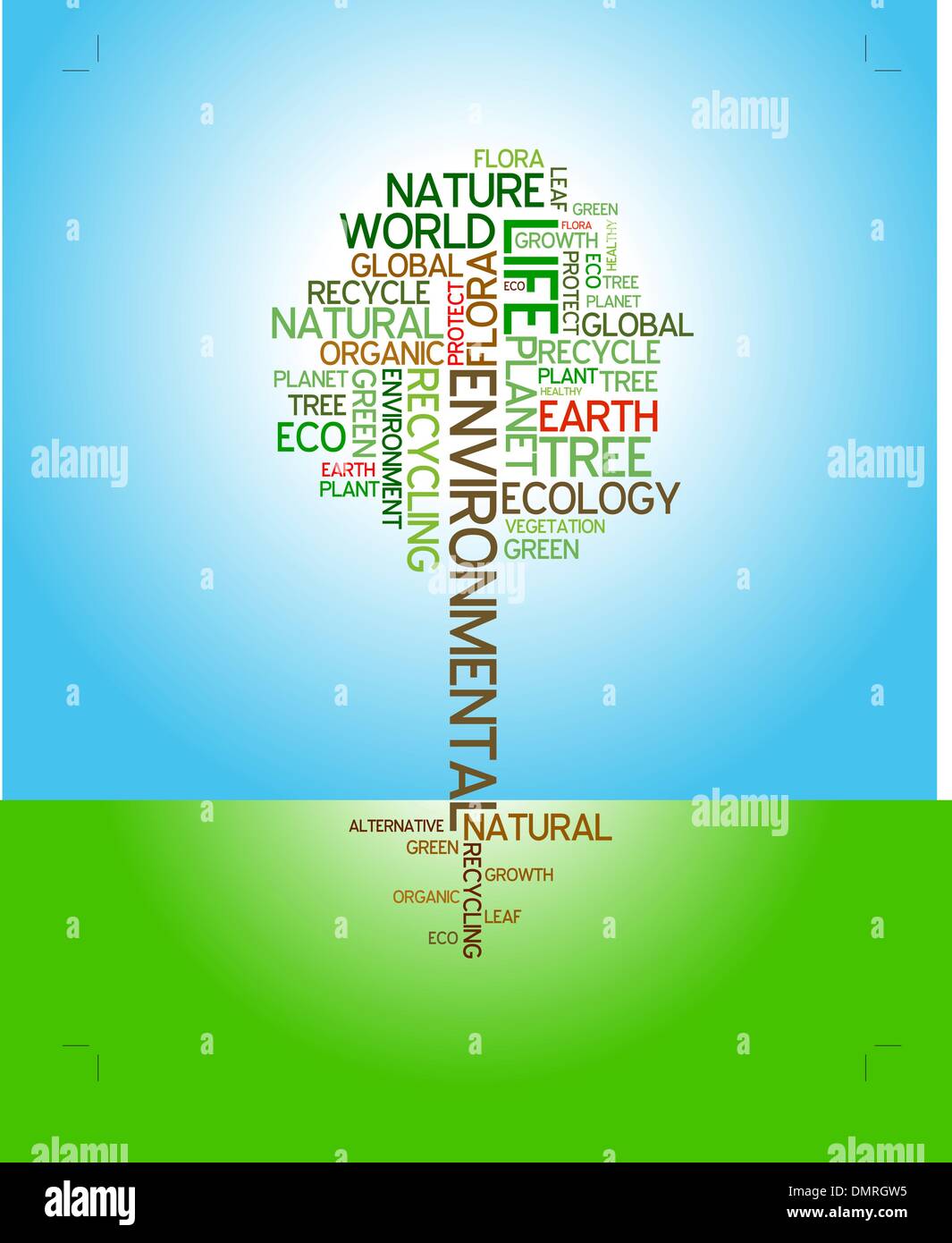 Ecology word cloud shape concept hires stock photography and images