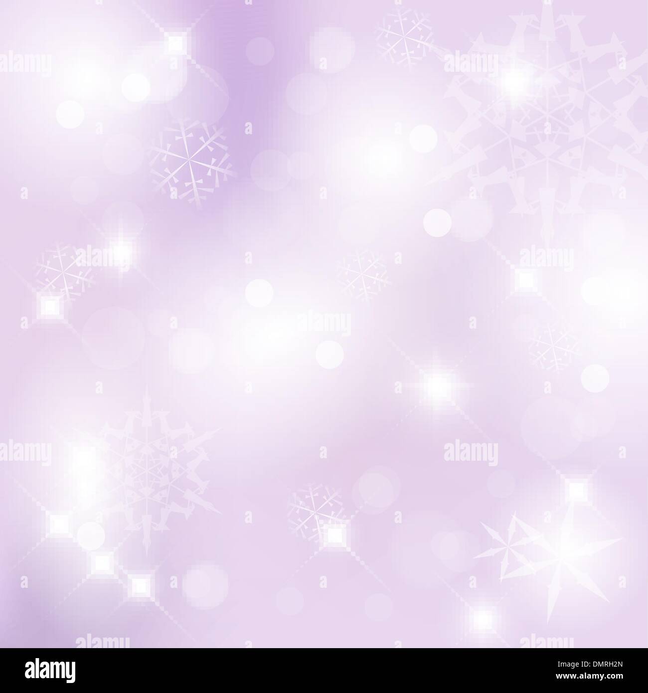 Vector Christmas background with white snowflakes Stock Vector Image ...