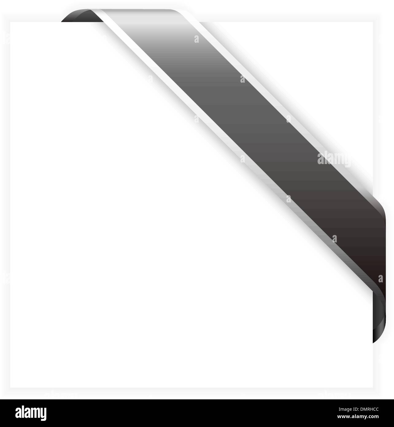 White frame black mourning Stock Vector Images - Alamy