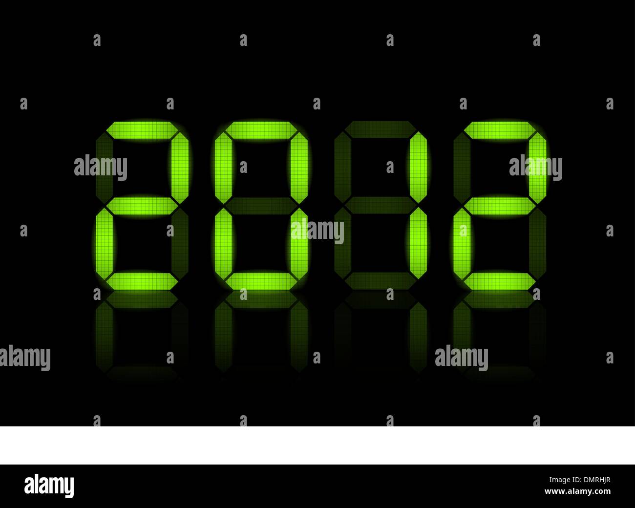 Vector New Year card 2012 Stock Vector