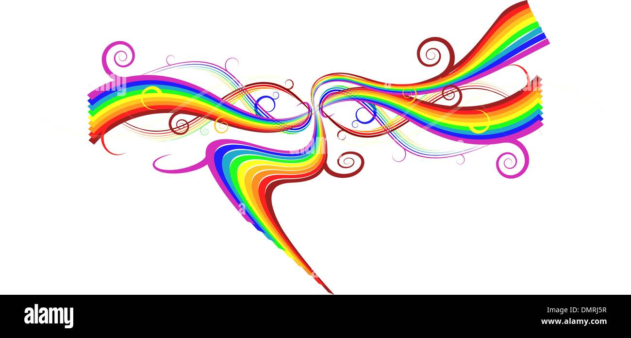 Abstract rainbow background Stock Vector Image & Art - Alamy