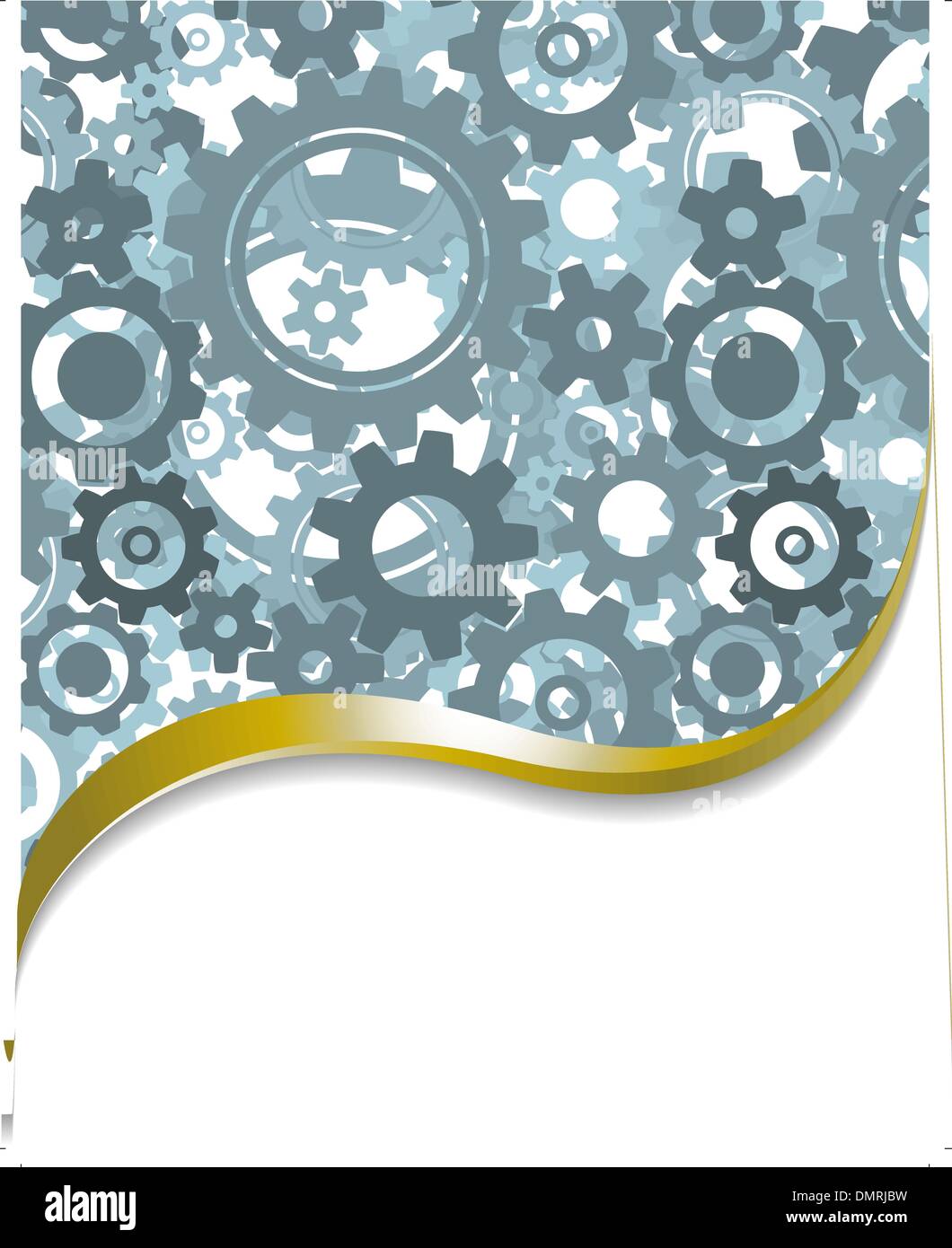 background made from cogwheels Stock Vector