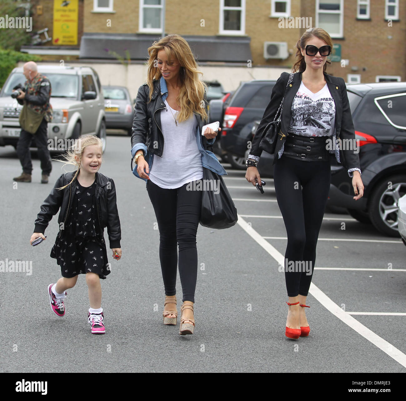 Lauren Pope Chloe Sims and her daughter Madison head to a hairdressers ...