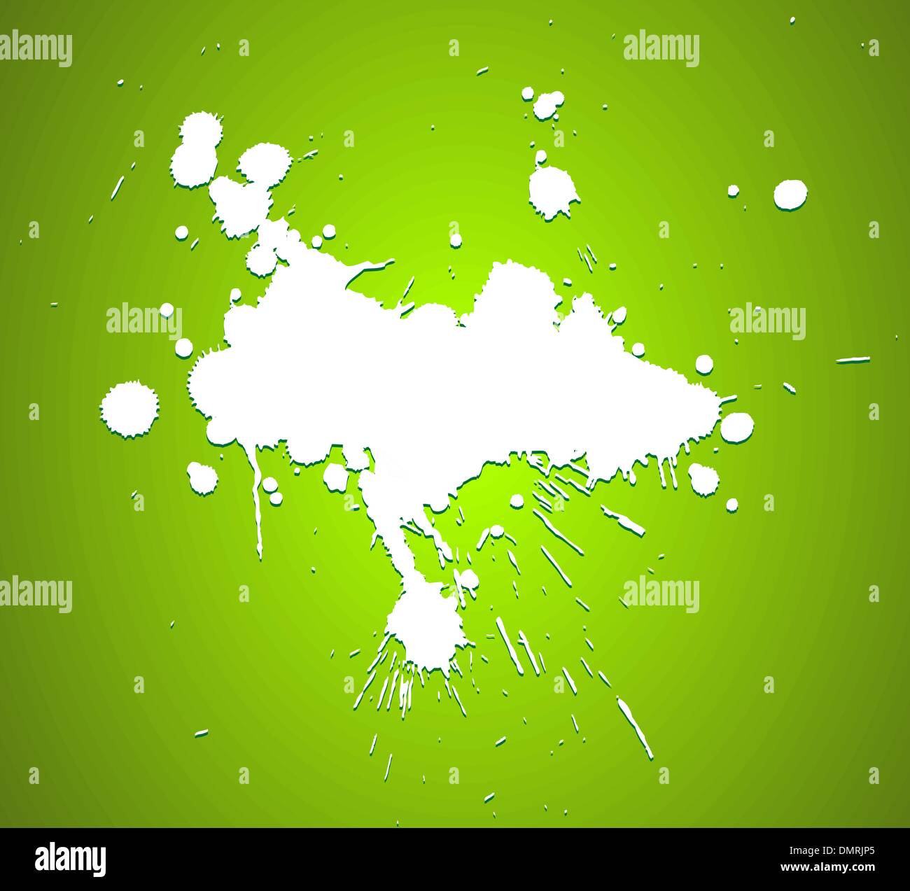 Grunge background with splats Stock Vector