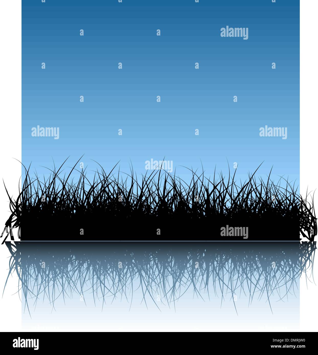 Blue vector grass background Stock Vector Image & Art Alamy