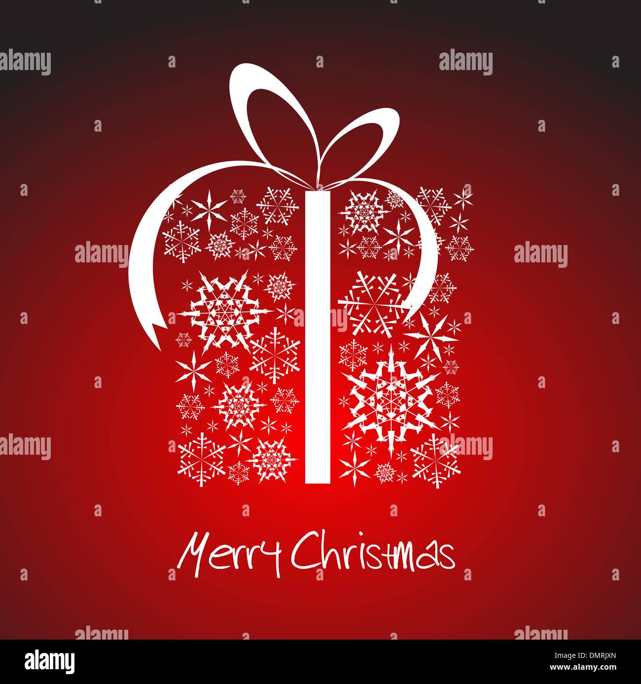 Red box gift decorated Stock Vector Images Alamy
