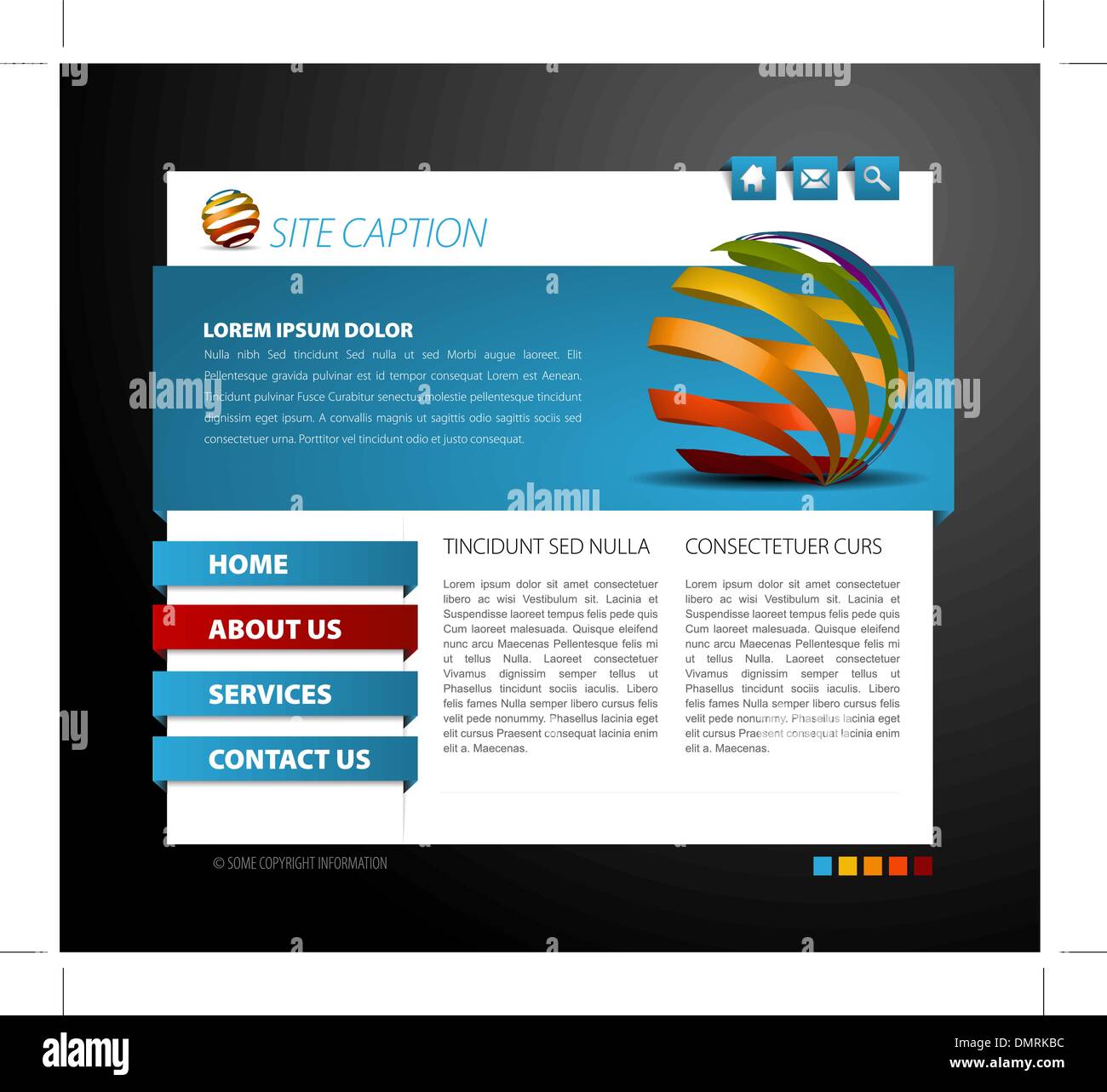 Modern web page template Stock Vector Image Art Alamy Modern web page template Stock Vector Image Art Alamy