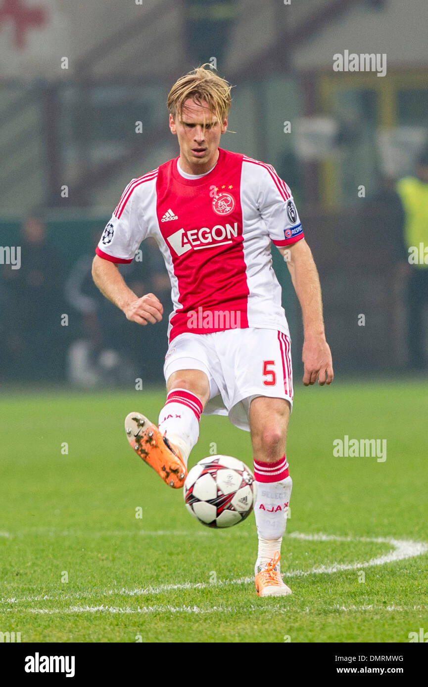 Arctic På jorden Milepæl Milan, Italy. 11th Dec, 2013. Christian Poulsen (Ajax) Football / Soccer :  UEFA Champions League Group H match between AC Milan 0-0 Ajax at Stadio  Giuseppe Meazza in Milan, Italy . ©