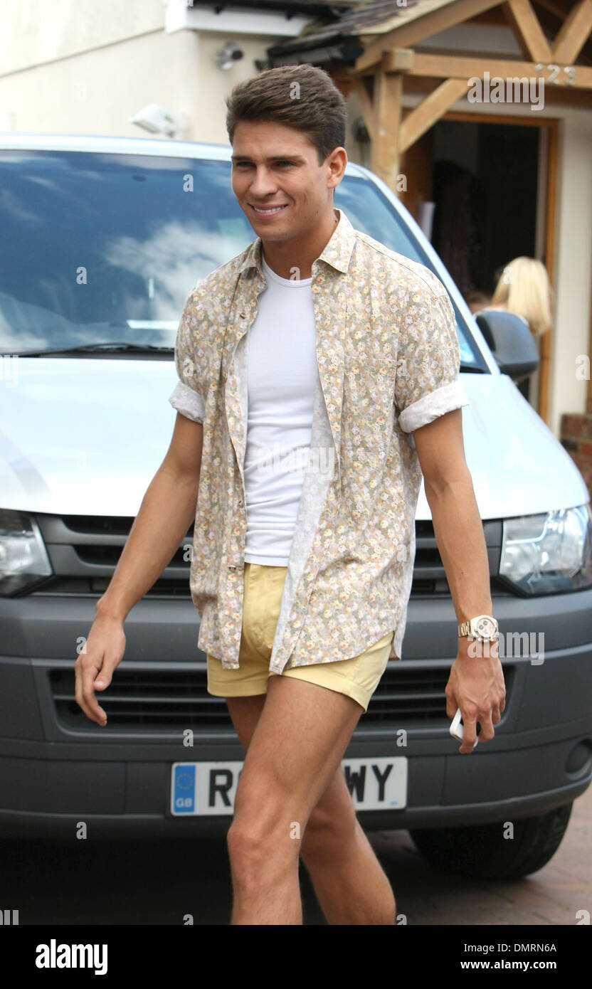 Joey Essex, The cast of 'The Only Way Is Essex' filming in Essex Essex, England 08.08.12 Stock
