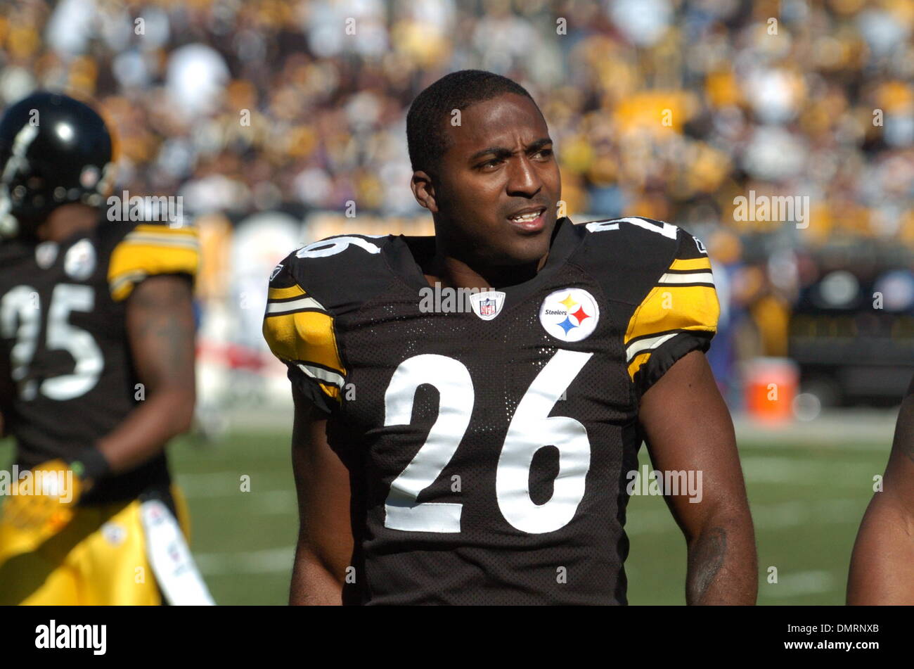 Pittsburgh Steelers defensive back Deshea Townsend (26) in a game against the Minnesota Vikings at Heinz field in Pittsburgh PA. Pittsburgh won the game 27-17. (Credit Image: © Mark Konezny/Southcreek Global/ZUMApress.com Stock