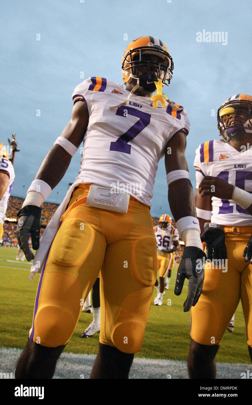 LSU cornerback Patrick Peterson (7) during the game between the Florida