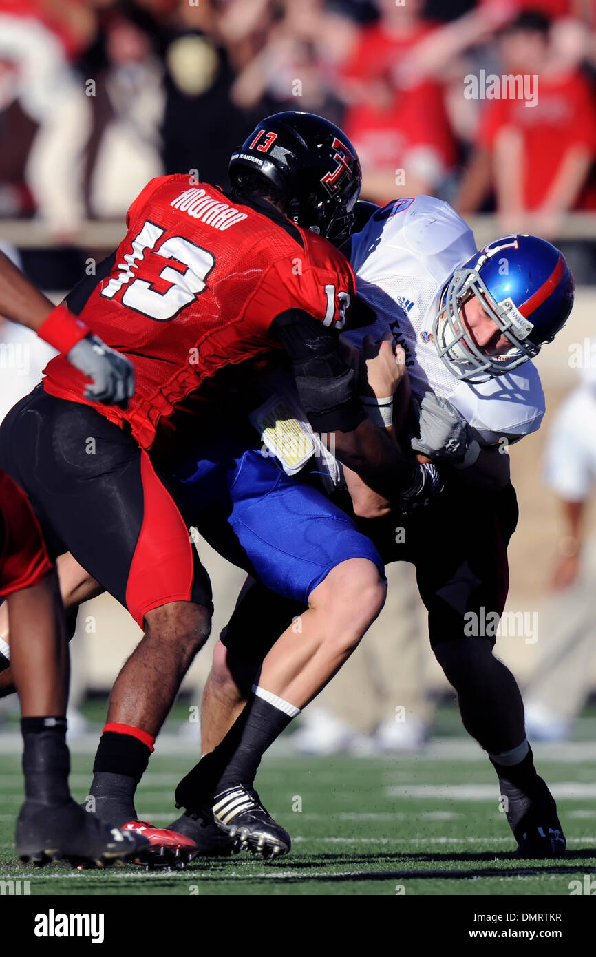Julius Howard Red Raider safety Julius Howard makes a solid tackle as the Kansas ...