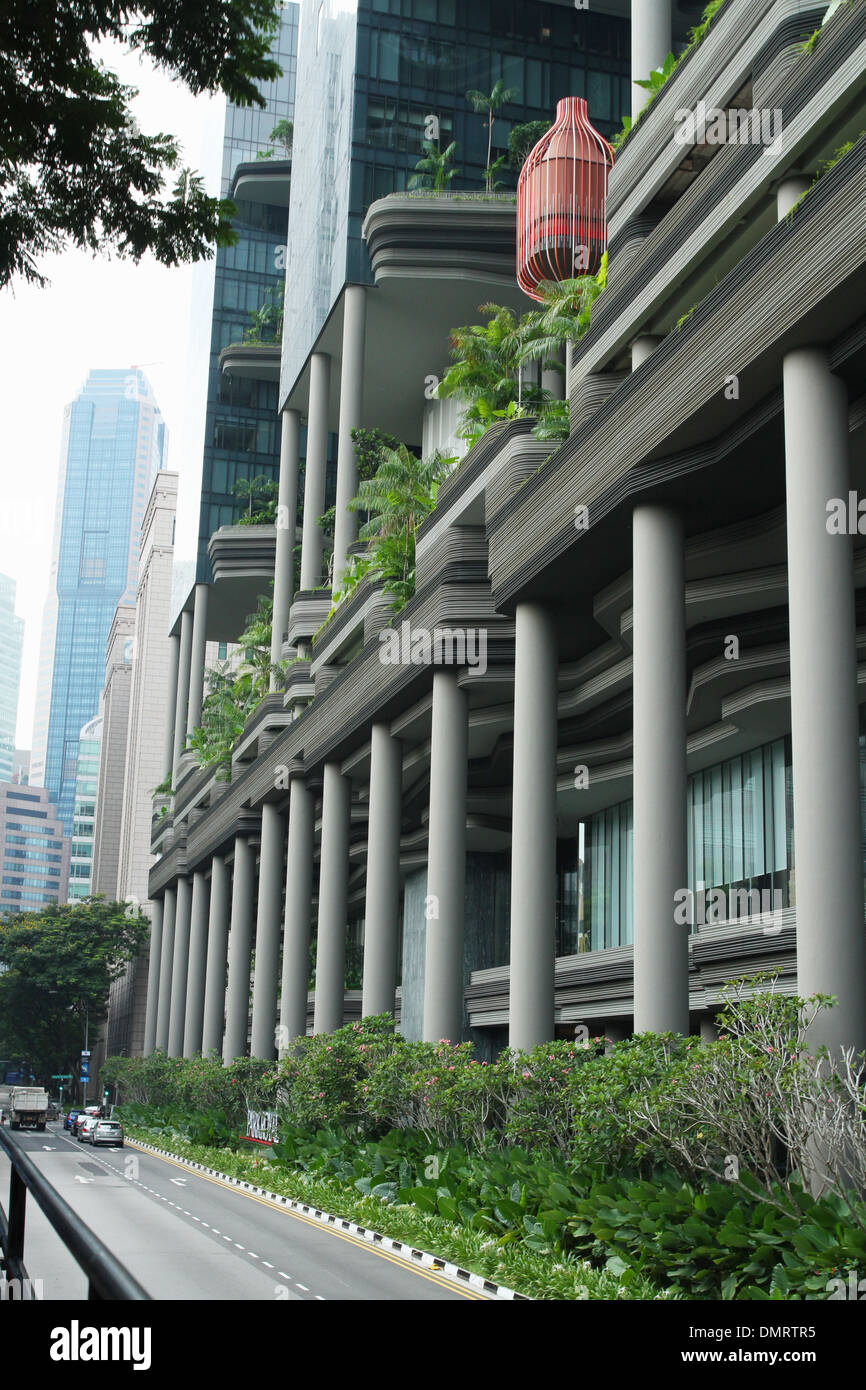 Park Royal Hotel on Pickering. Singapore. Stock Photo