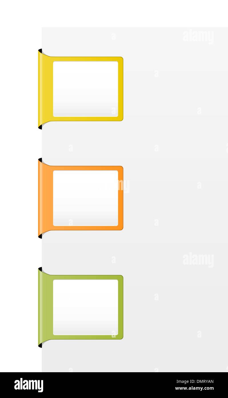 fresh folded labels Stock Vector Image & Art - Alamy