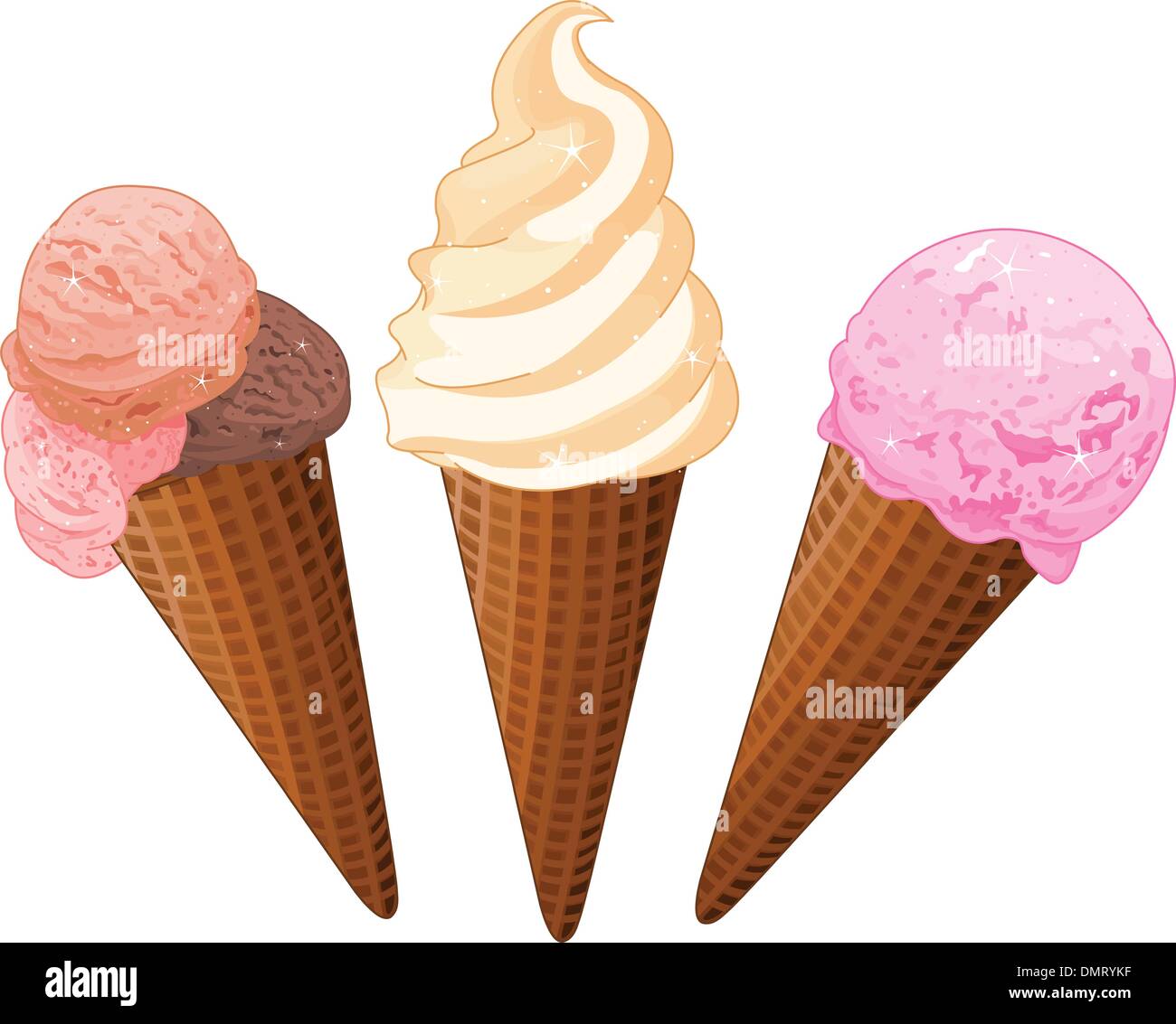 Ice cream Stock Vector