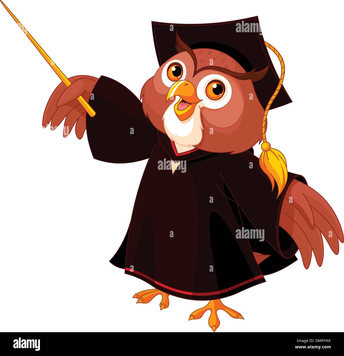 Wise owl Stock Vector