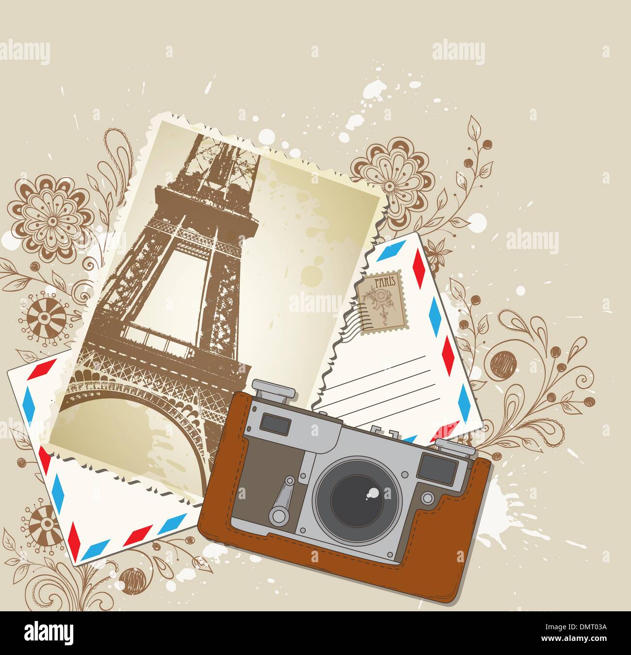 Old camera Stock Vector