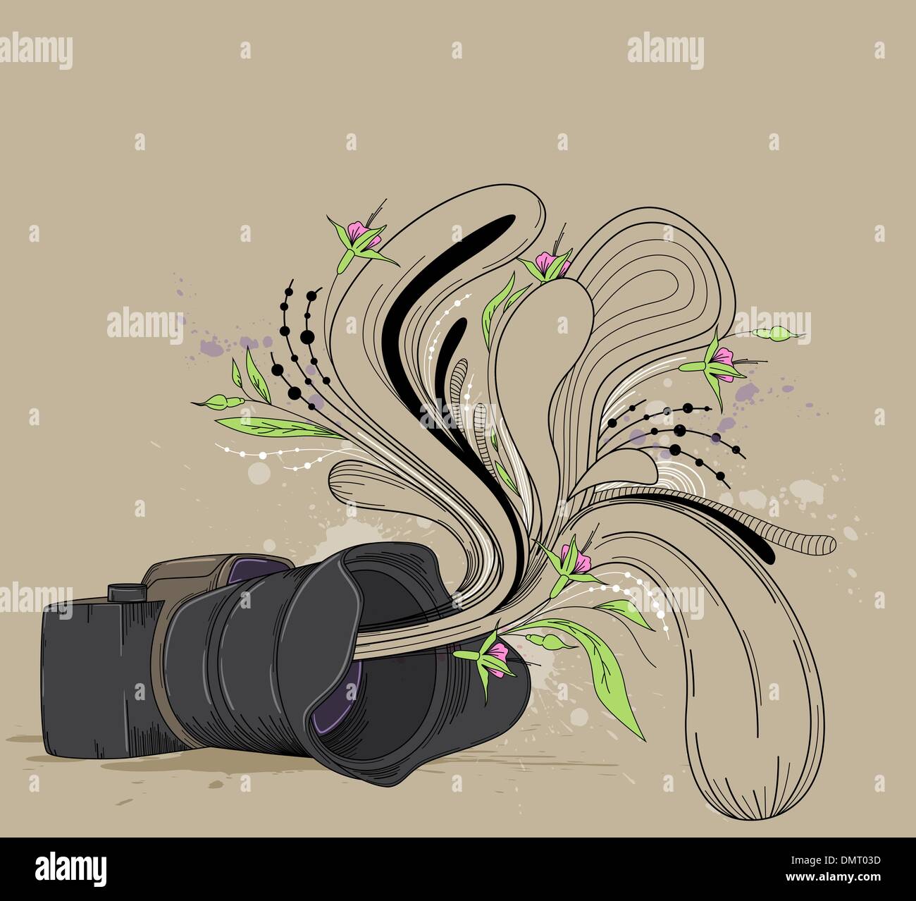 Abstract camera Stock Vector Images - Alamy