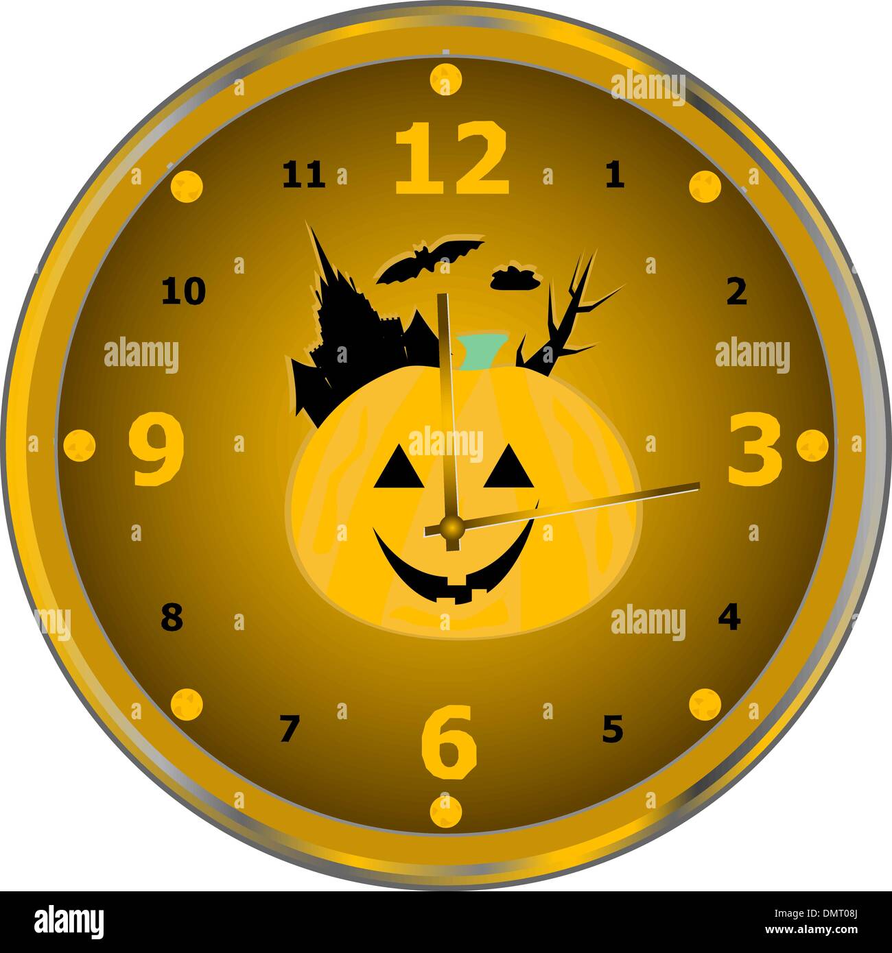 Time to celebrate party isolated clock vector Stock Vector Image & Art