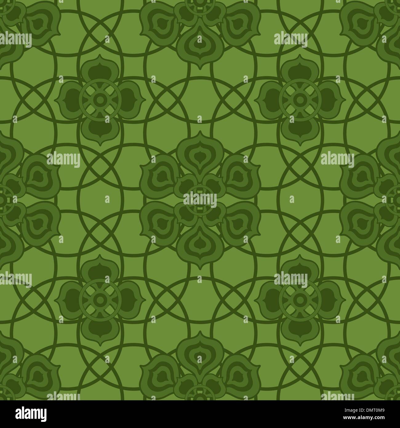 Seamless green pattern Stock Vector Image & Art - Alamy