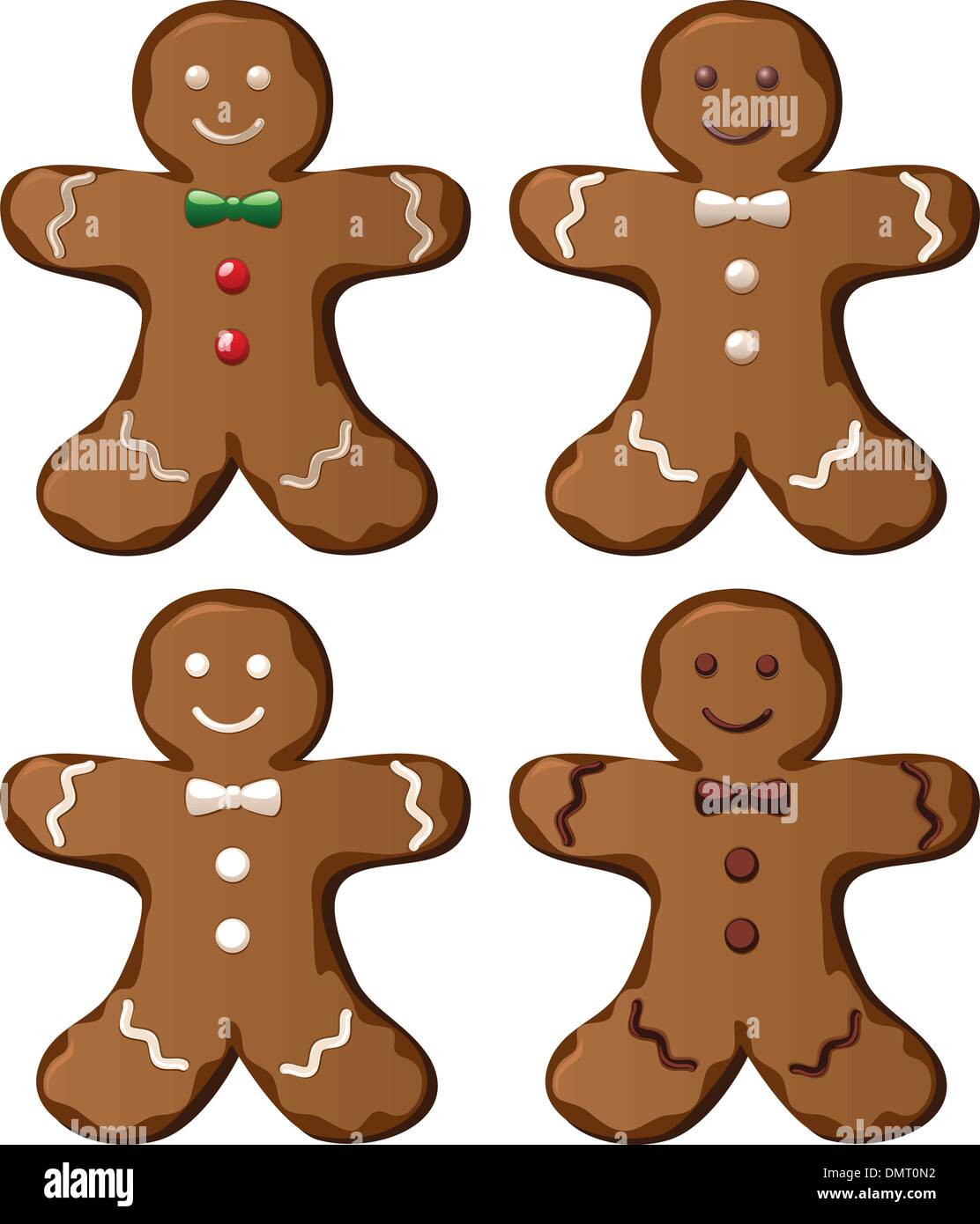 gingerbread cookies Stock Vector