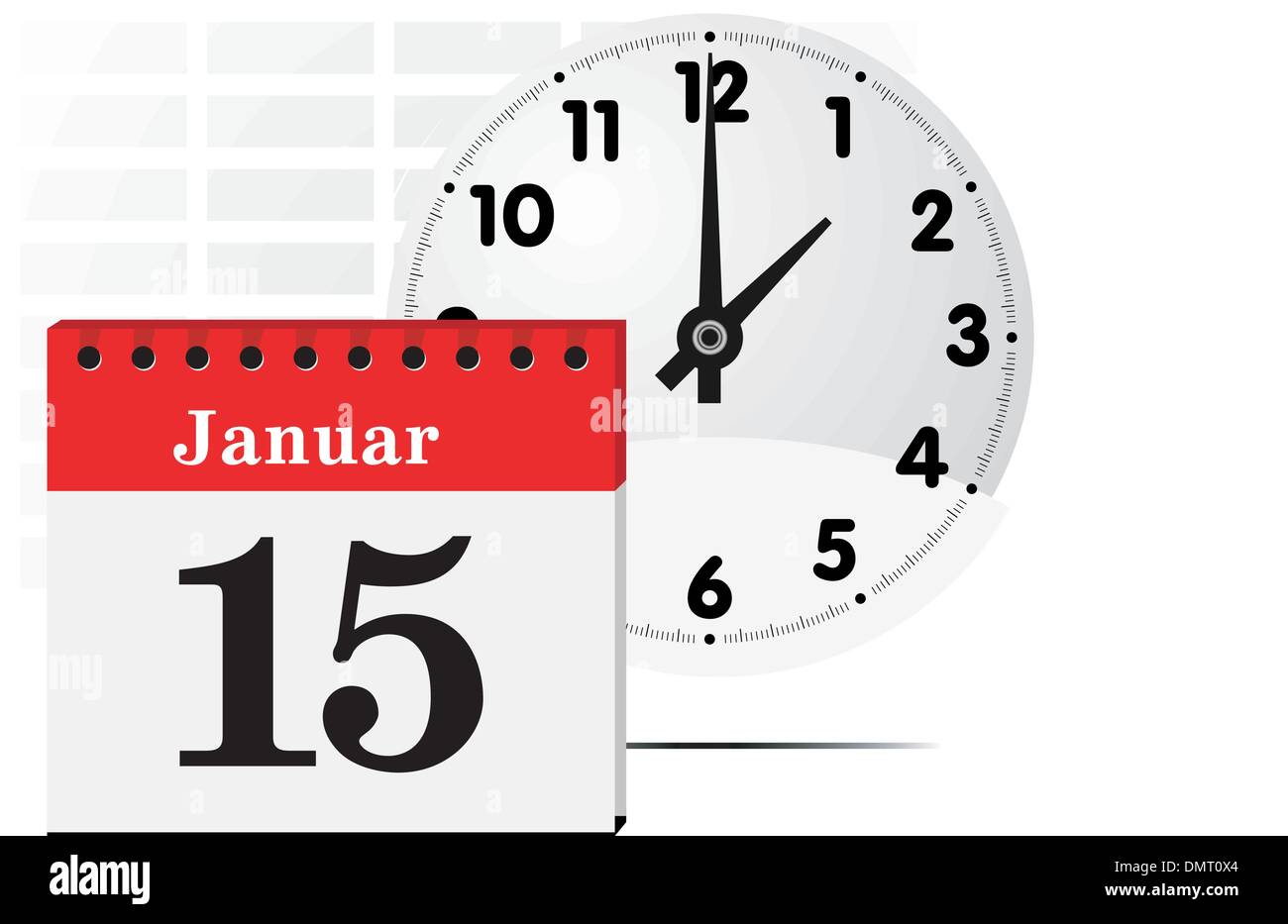 Time page Stock Vector Images - Alamy