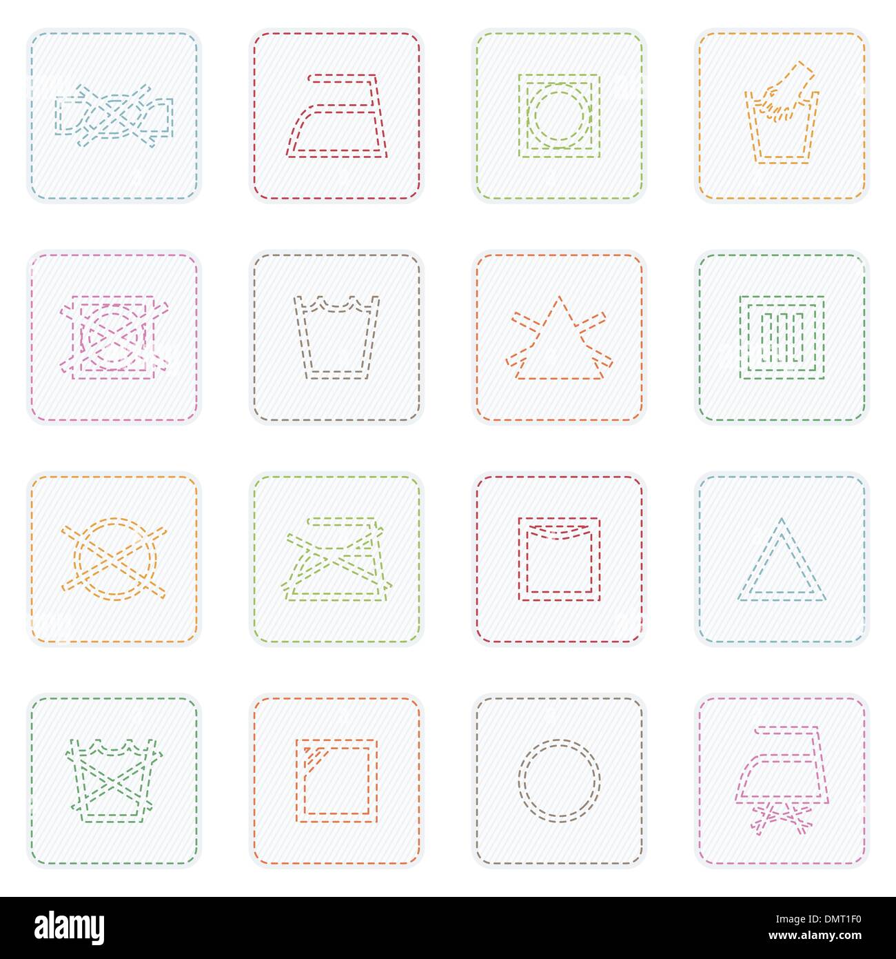 Fabric Care Symbols Stock Vector Image Art Alamy Fabric Care Symbols Stock Vector Image Art Alamy
