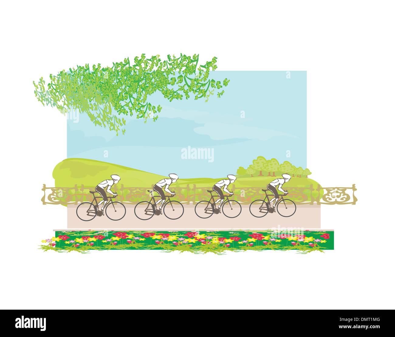 Racing tour Stock Vector Images Alamy