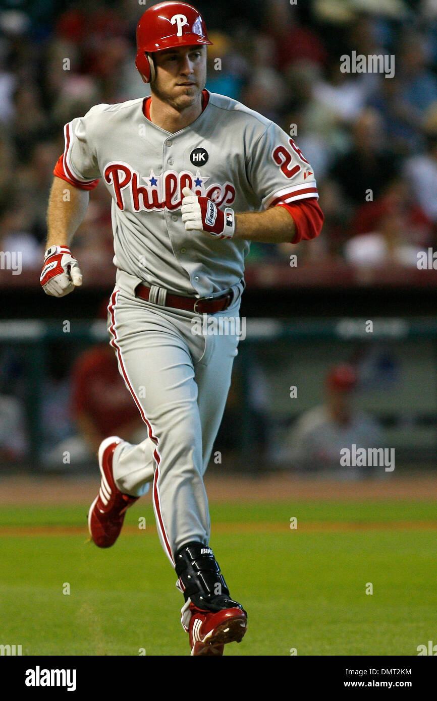 Phillies second baseman Chase Utley (26) at Minute Maid Park in