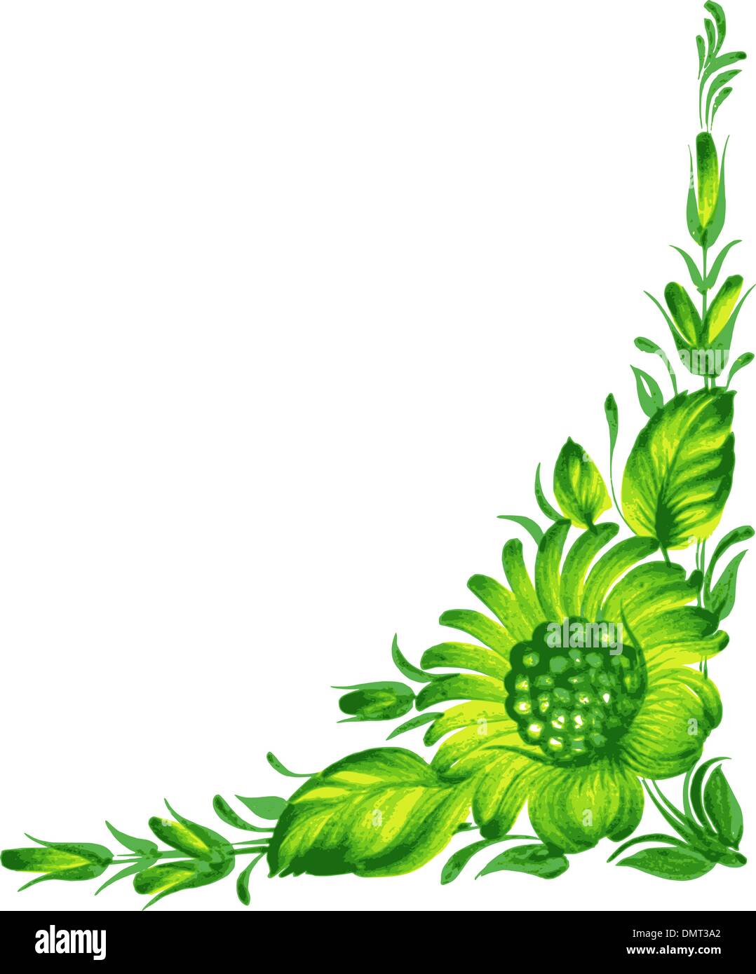 corner ornamental flower Stock Vector Image & Art Alamy