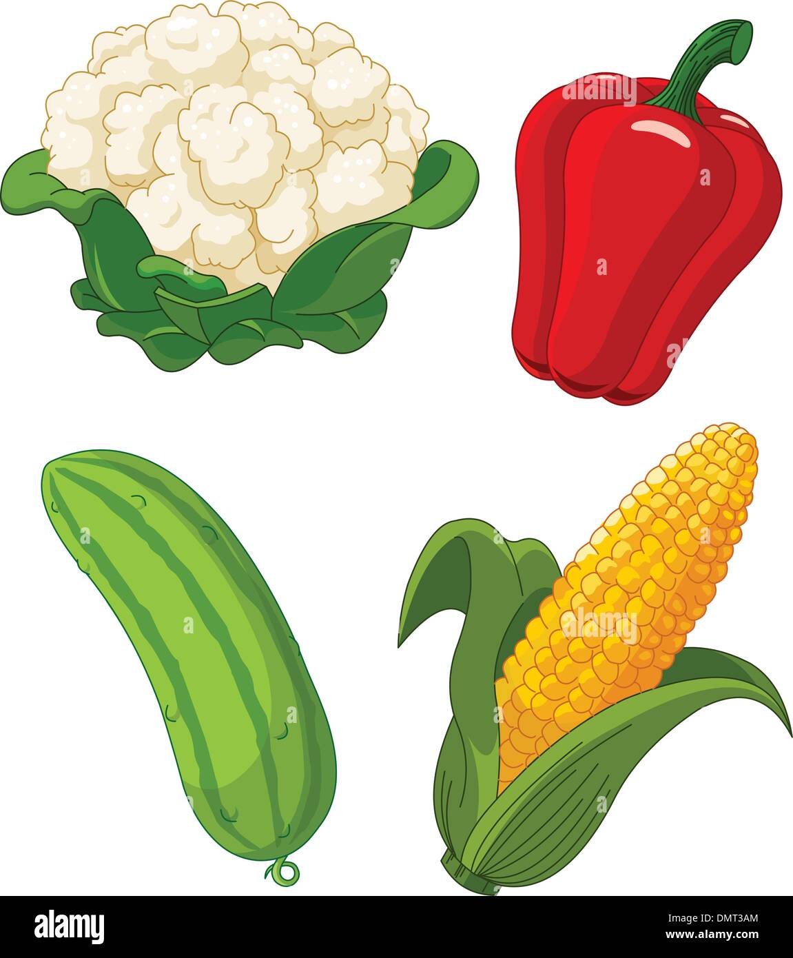 Set of vegetables 2 Stock Vector Image & Art - Alamy