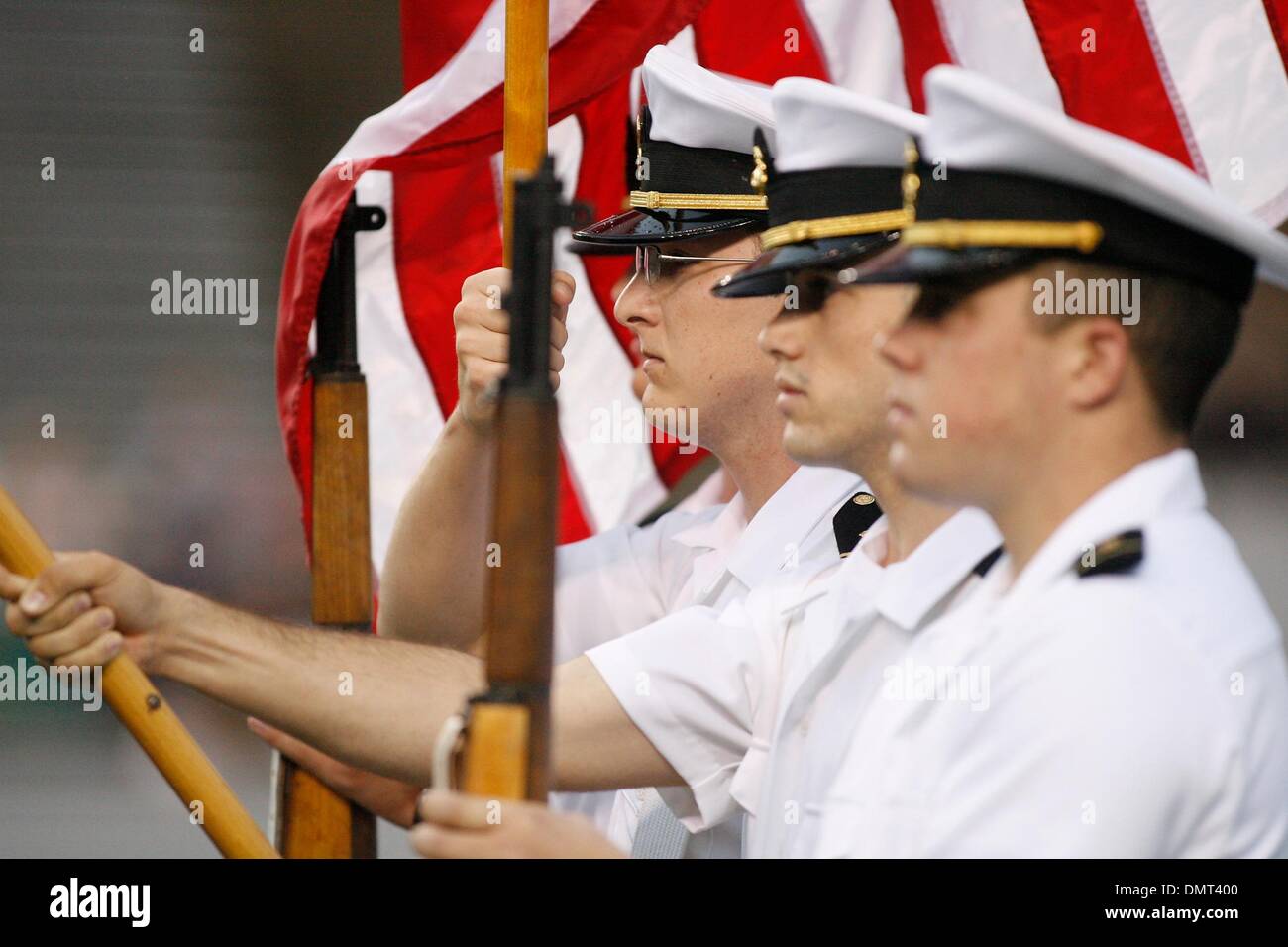 tulsa flag rice rotc guard holding navy hurricanes golden alamy southcreek owls zumapress luis leyva defeated stadium houston tx credit