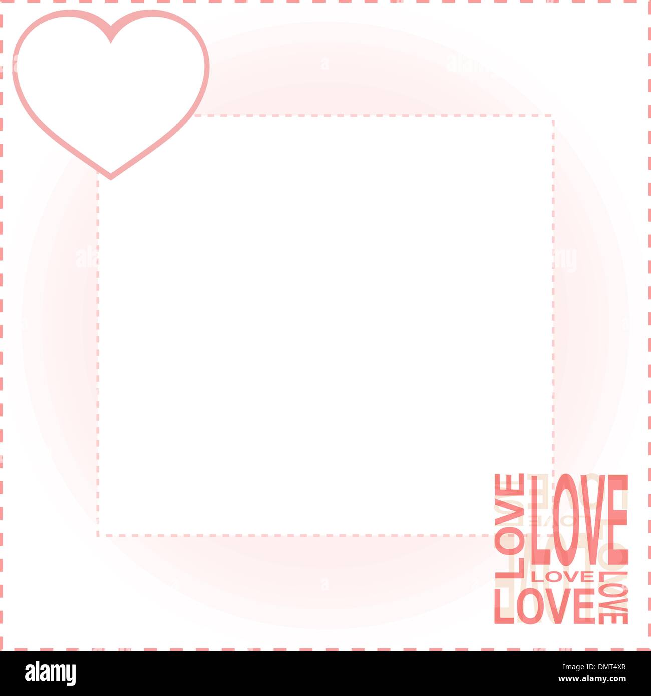 valentines background with red love heart vector background Stock ...