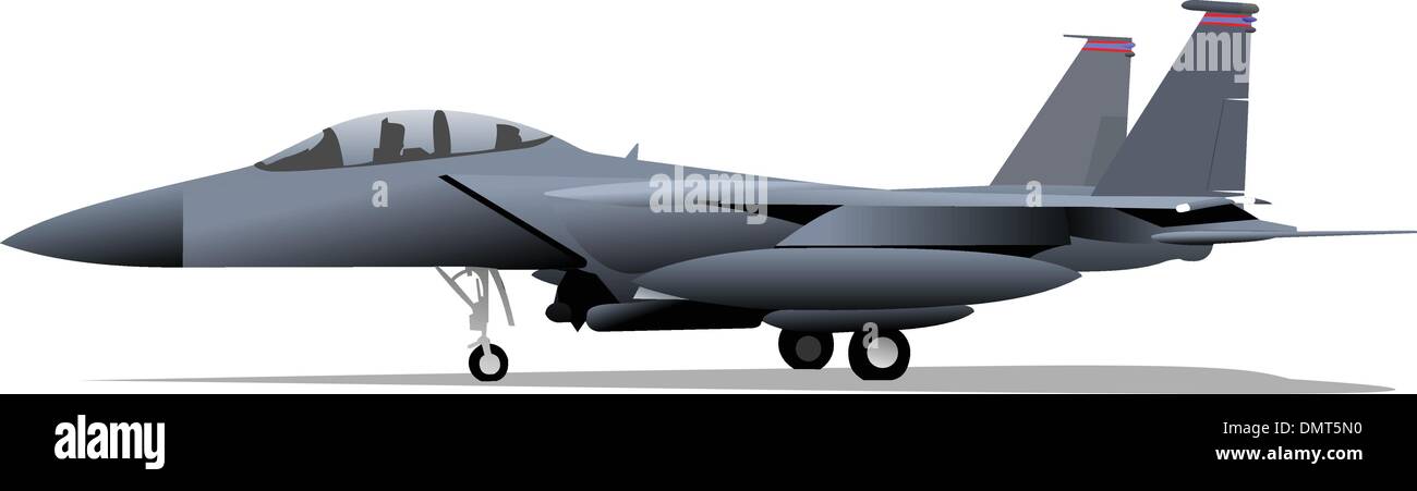 Vector combat aircraft Stock Vector Image & Art - Alamy