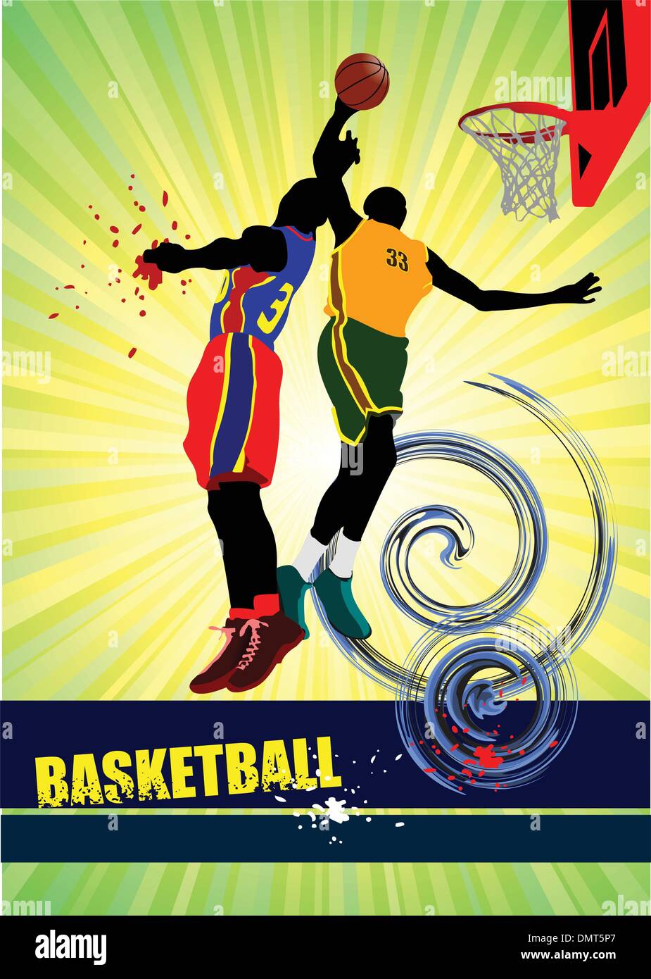 Basketball poster. Vector illustration Stock Vector Image & Art Alamy
