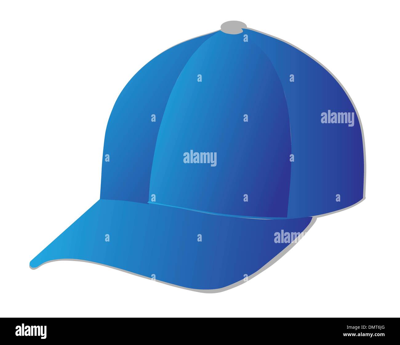 Blue Baseball Cap Stock Vector Image And Art Alamy