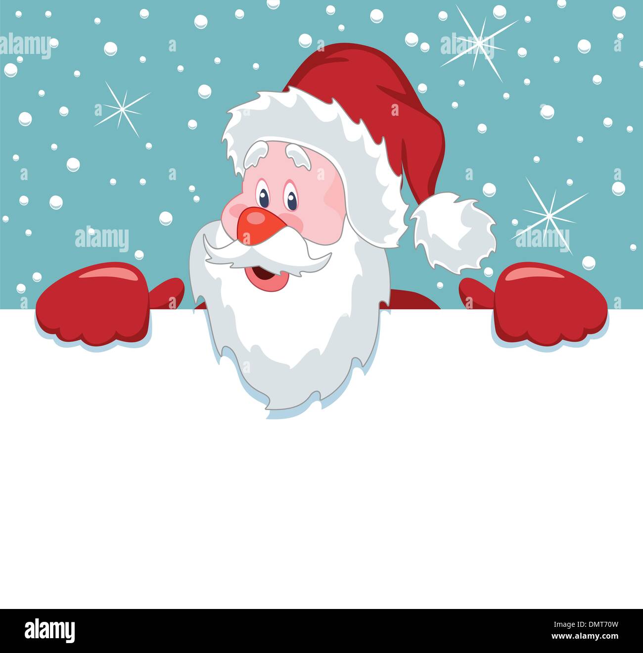 santa claus holding blank paper Stock Vector Image & Art - Alamy