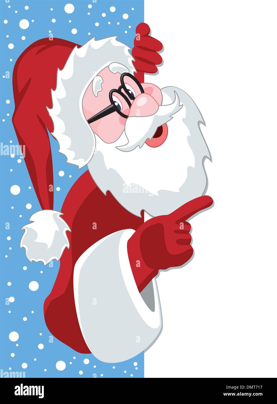 santa claus holding blank paper Stock Vector Image & Art - Alamy