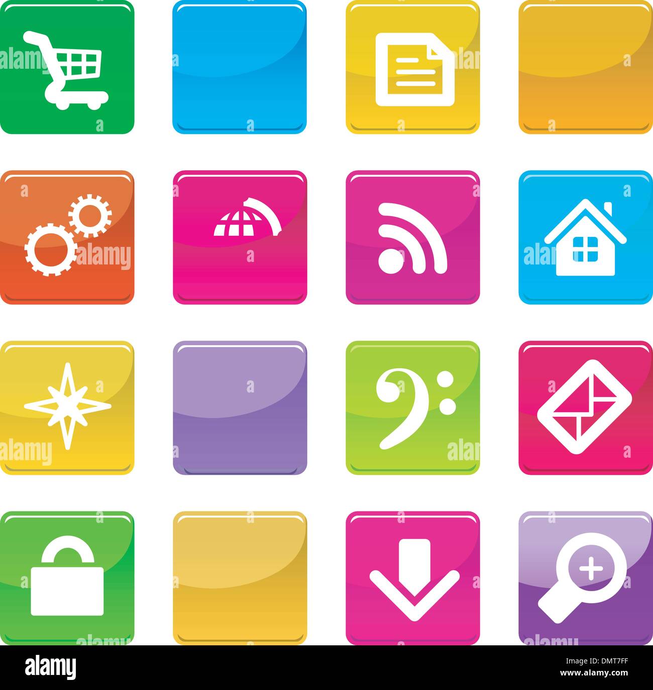 application icons Stock Vector