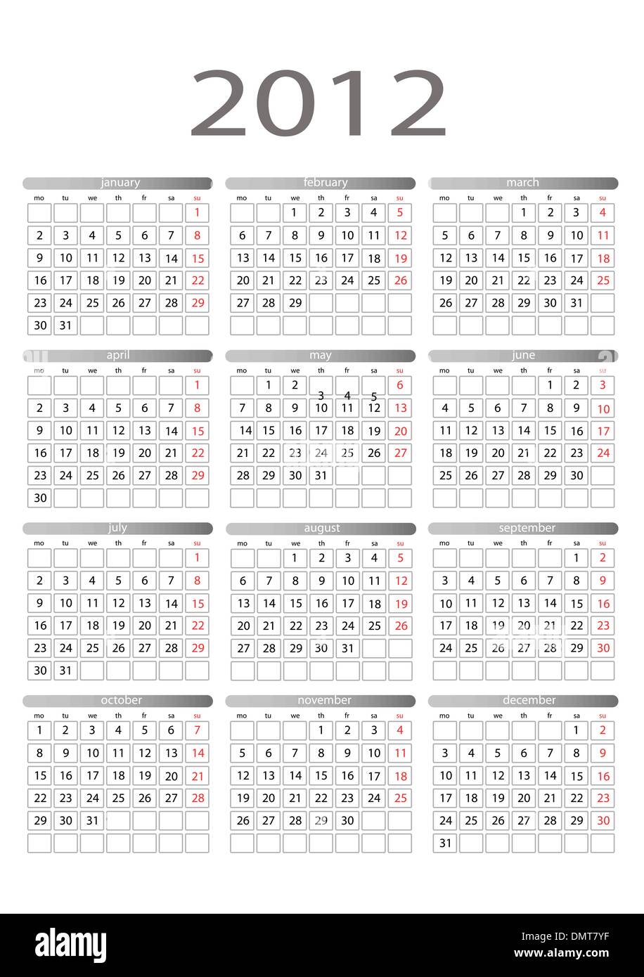 2012 classic Stock Vector Images - Alamy