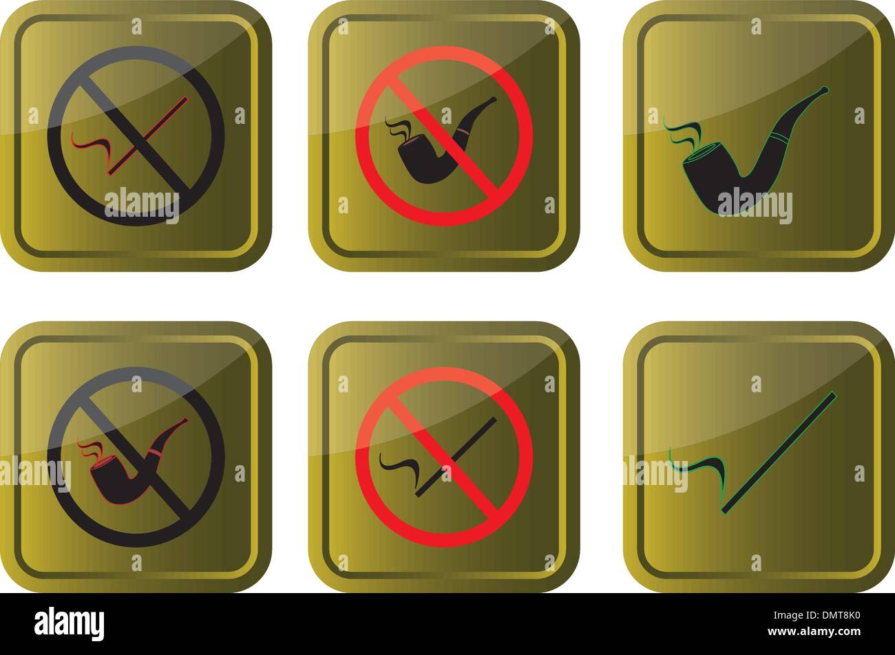 Smoking allowed/not allowed Stock Vector