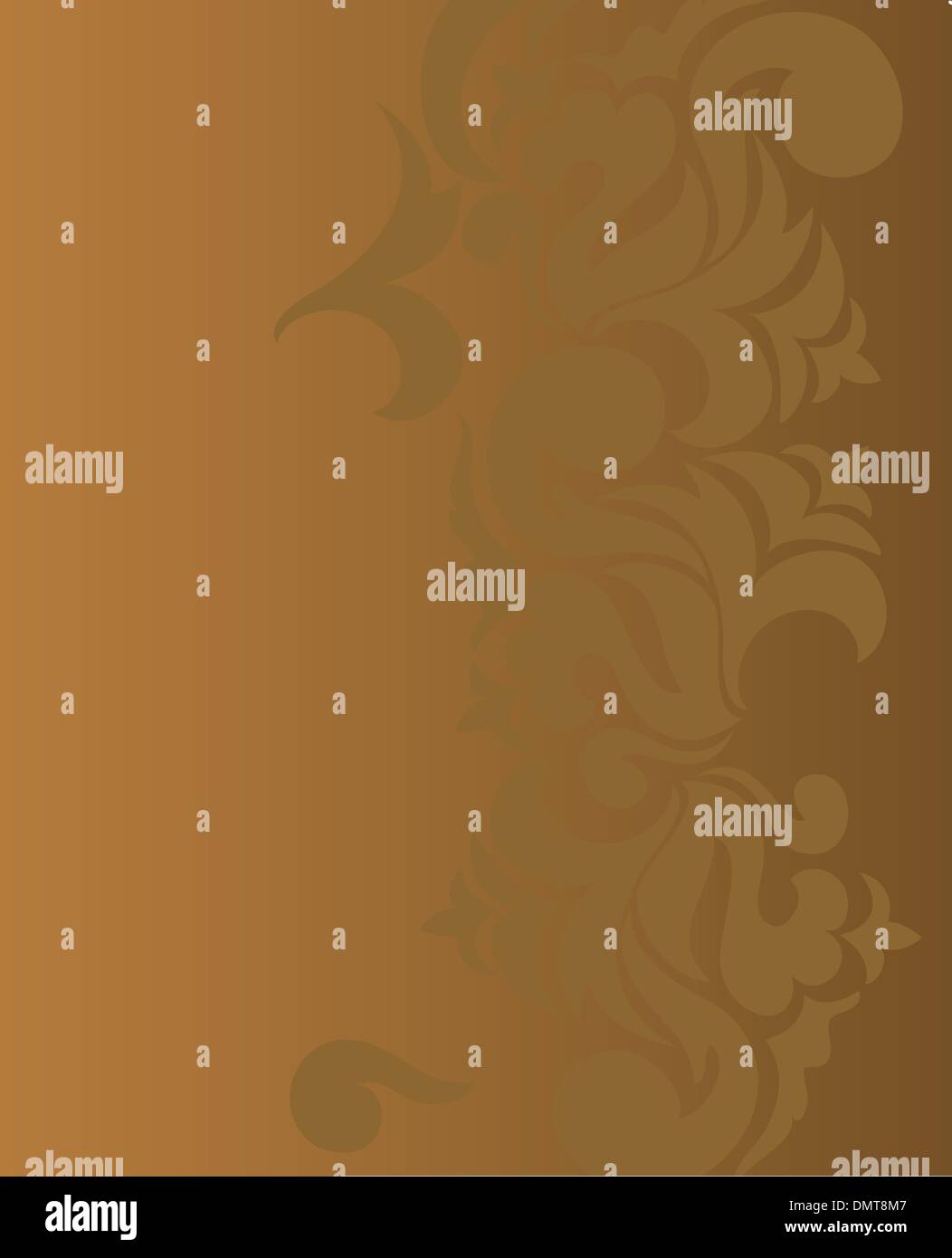brown asymmetrical background Stock Vector