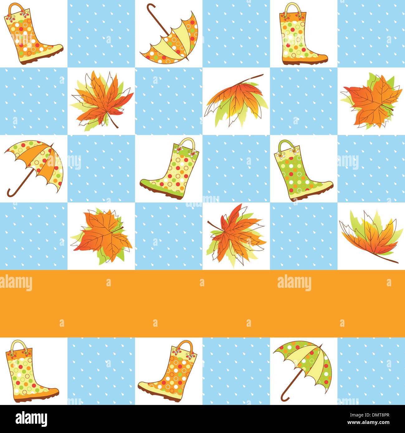 Rain pattern seamless background Stock Vector Images - Alamy