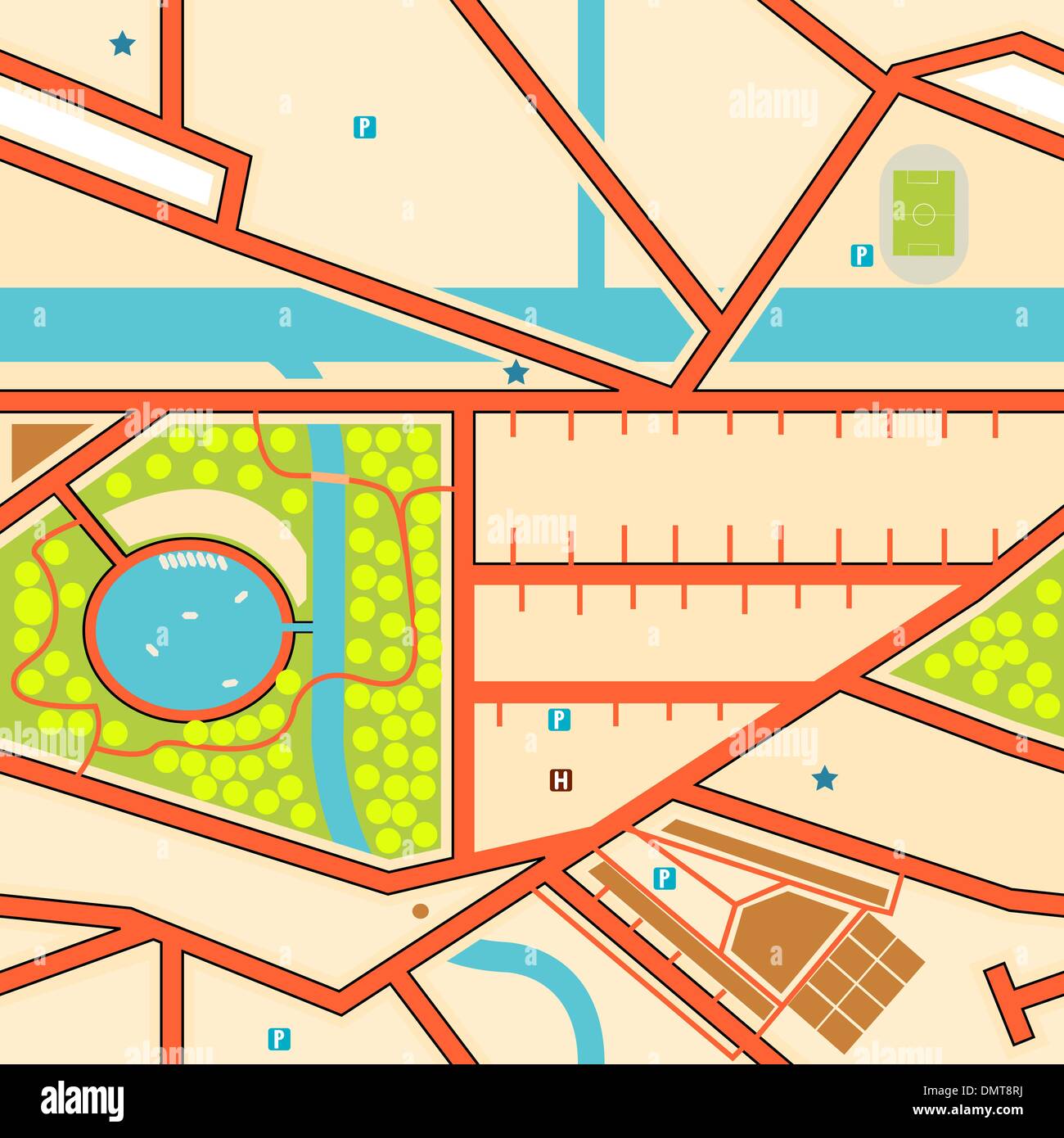 Seamless city map hires stock photography and images Alamy