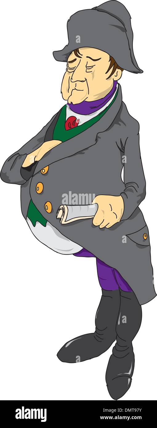 Emperor cartoon Stock Vector