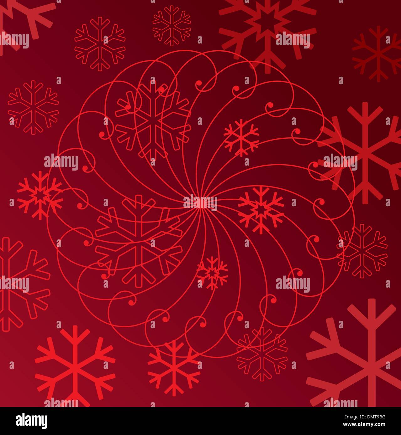 Artistic winter decoration Stock Vector Images - Alamy