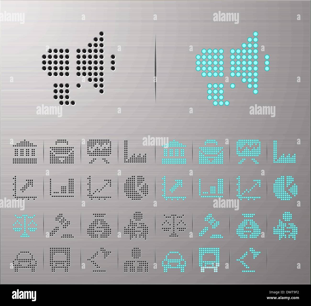 Computer and Internet icons Stock Vector